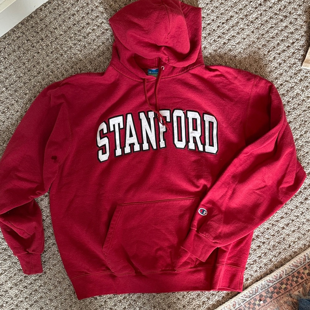 Vintage Champion Stanford Hooded Sweatshirt